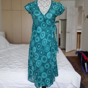 Blue Wrap Dress